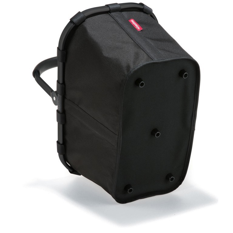 Einkaufskorb Carrybag Black Black, Farbe: schwarz, Marke: Reisenthel, EAN: 4012013586552, Abmessungen in cm: 48x29x28, Bild 5 von 6
