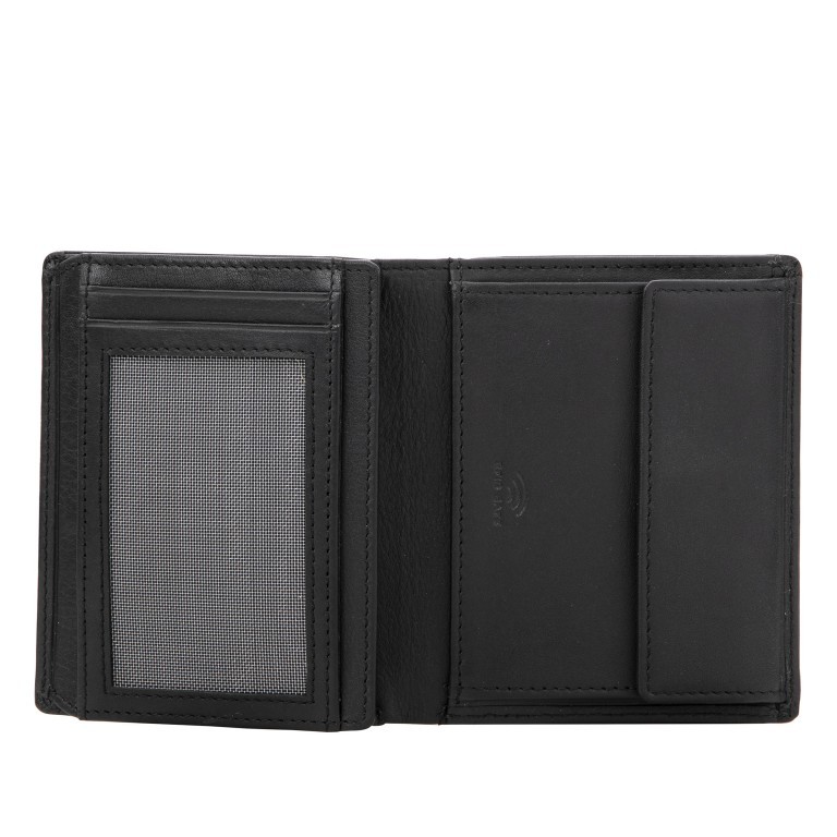 Geldbörse F3 Hainer Schwarz, Farbe: schwarz, Marke: Maitre, EAN: 4053533583980, Abmessungen in cm: 9.5x11.5x2, Bild 4 von 5