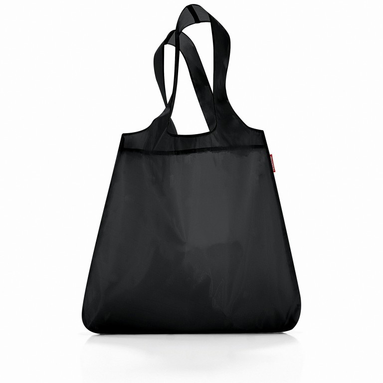 Falttasche Mini Maxi Shopper Black, Farbe: schwarz, Marke: Reisenthel, EAN: 4012013701504, Abmessungen in cm: 43.5x63x6, Bild 1 von 2