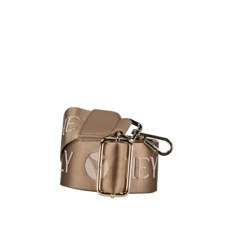 Schulterriemen Signature Strap, Farbe: schwarz, grau, blau/petrol, cognac, taupe/khaki, rosa/pink, beige, metallic, Marke: Hey Marly, Bild 2 von 7