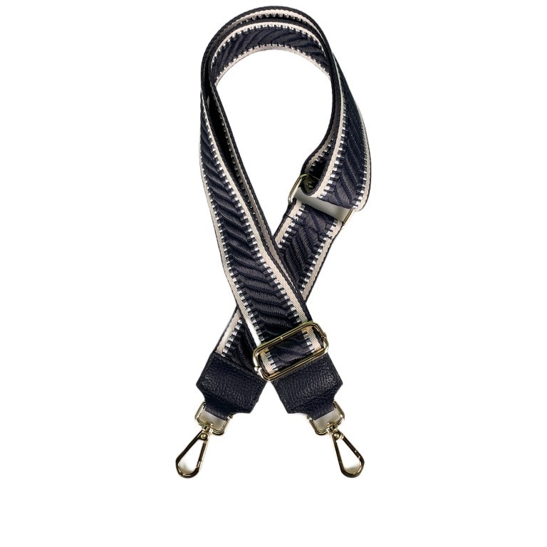 Schulterriemen Tonal mit Silberfittings, Marke: Hausfelder Manufaktur, Bild 1 von 2