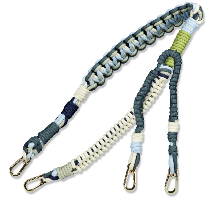 Schulterriemen Nautic Strap Set 2-teilig, Farbe: grün/oliv, beige, Marke: Hey Marly, Abmessungen in cm: 2.5x70x2, Bild 5 von 5