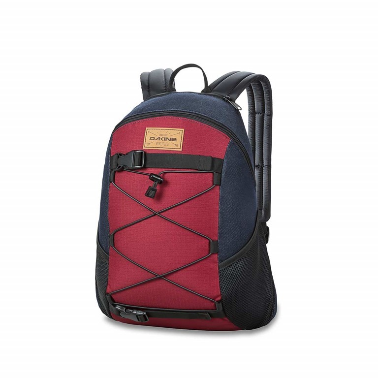 Rucksack Wonder Volumen 15 Liter Denim, Farbe: blau/petrol, rot/weinrot, Marke: Dakine, EAN: 0610934039412, Abmessungen in cm: 30x46x15, Bild 1 von 1