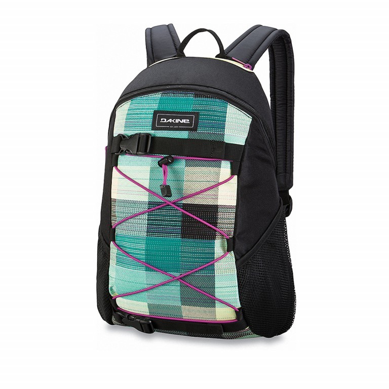 Rucksack Wonder Volumen 15 Liter Karo, Farbe: blau/petrol, Marke: Dakine, EAN: 0610934141092, Abmessungen in cm: 30x46x15, Bild 1 von 2