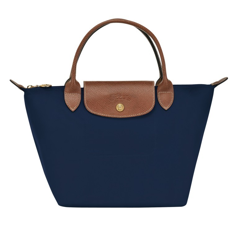 Handtasche Le Pliage Handtasche S Dunkelblau, Farbe: blau/petrol, Marke: Longchamp, EAN: 3597922208869, Abmessungen in cm: 23x22x14, Bild 1 von 5