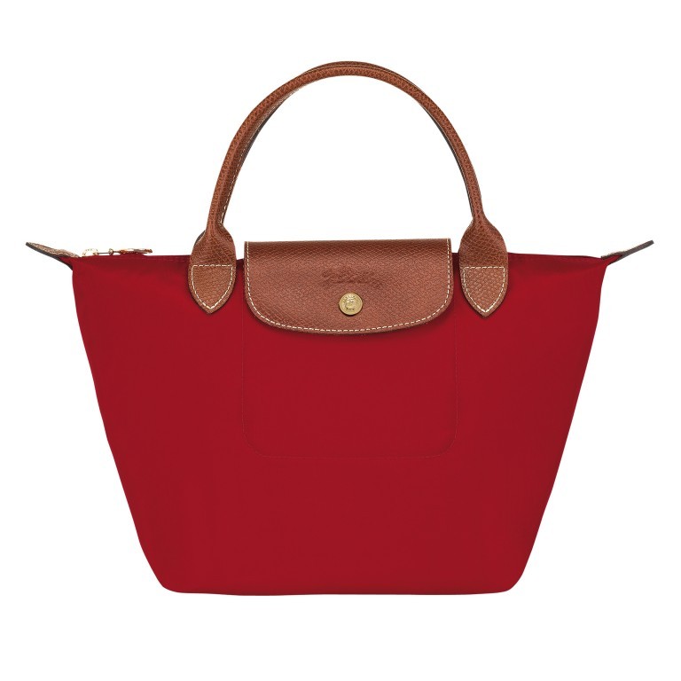 Handtasche Le Pliage Handtasche S Rot, Farbe: rot/weinrot, Marke: Longchamp, EAN: 3597920599013, Abmessungen in cm: 23x22x14, Bild 1 von 5