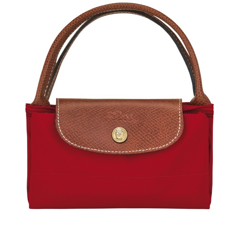 Handtasche Le Pliage Handtasche S Rot, Farbe: rot/weinrot, Marke: Longchamp, EAN: 3597920599013, Abmessungen in cm: 23x22x14, Bild 5 von 5