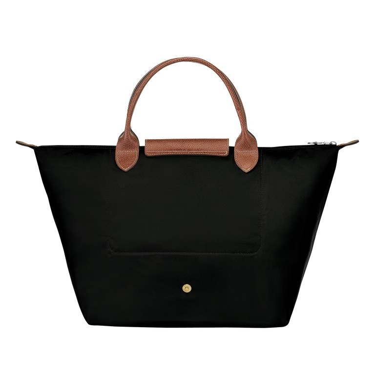Handtasche Le Pliage Handtasche M Schwarz, Farbe: schwarz, Marke: Longchamp, EAN: 3597920012550, Abmessungen in cm: 30x28x20, Bild 3 von 5