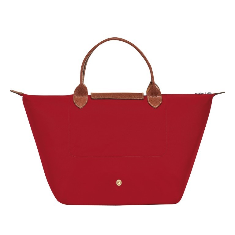 Handtasche Le Pliage Handtasche M Rot, Farbe: rot/weinrot, Marke: Longchamp, EAN: 3597920599082, Abmessungen in cm: 30x28x20, Bild 3 von 5