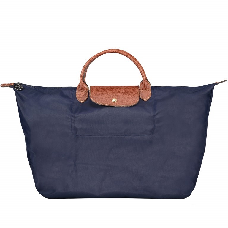 Reisetasche Le Pliage Reisetasche L Dunkelblau, Farbe: blau/petrol, Marke: Longchamp, EAN: 3597920800294, Abmessungen in cm: 45x35x23, Bild 1 von 1