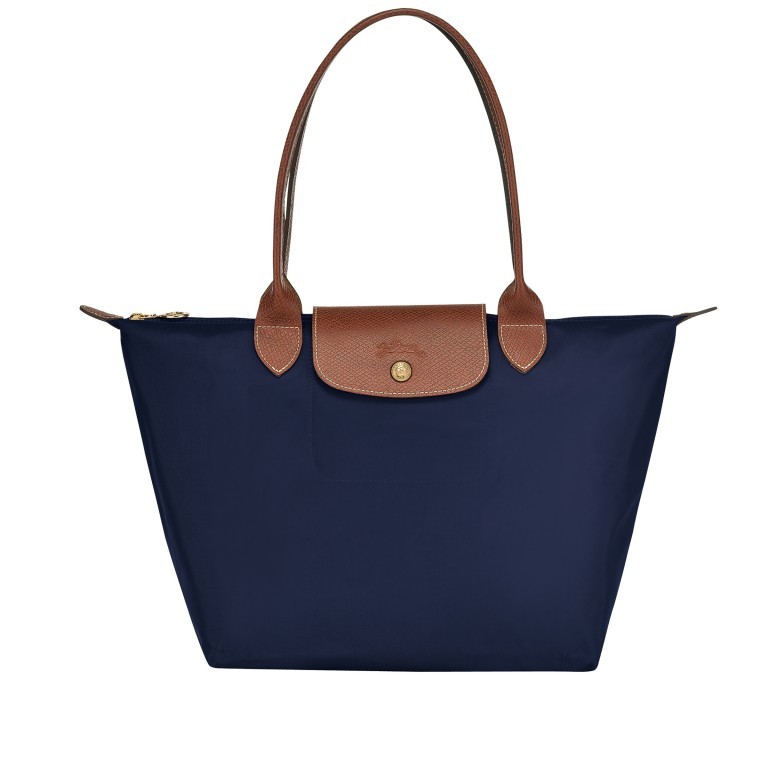 Shopper Le Pliage Shopper S Dunkelblau, Farbe: blau/petrol, Marke: Longchamp, EAN: 3597922209842, Abmessungen in cm: 28x25x14, Bild 1 von 5