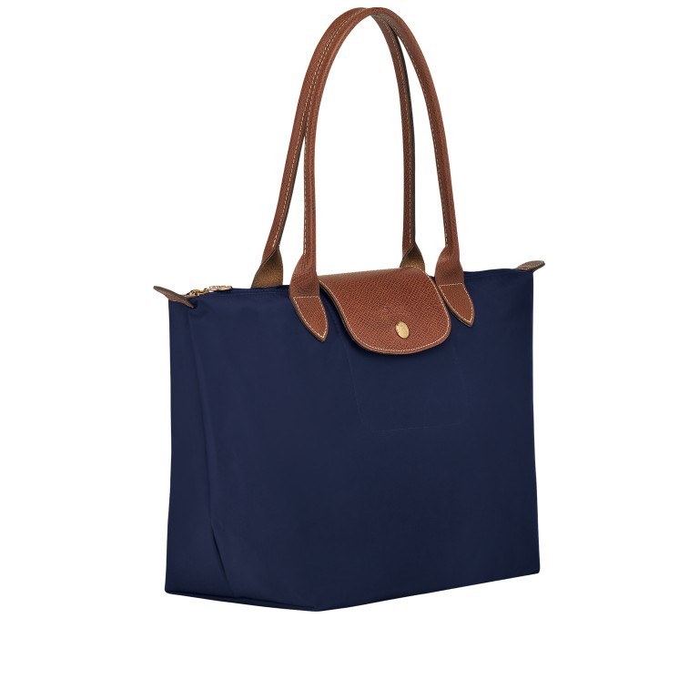 Shopper Le Pliage Shopper S Dunkelblau, Farbe: blau/petrol, Marke: Longchamp, EAN: 3597922209842, Abmessungen in cm: 28x25x14, Bild 2 von 5