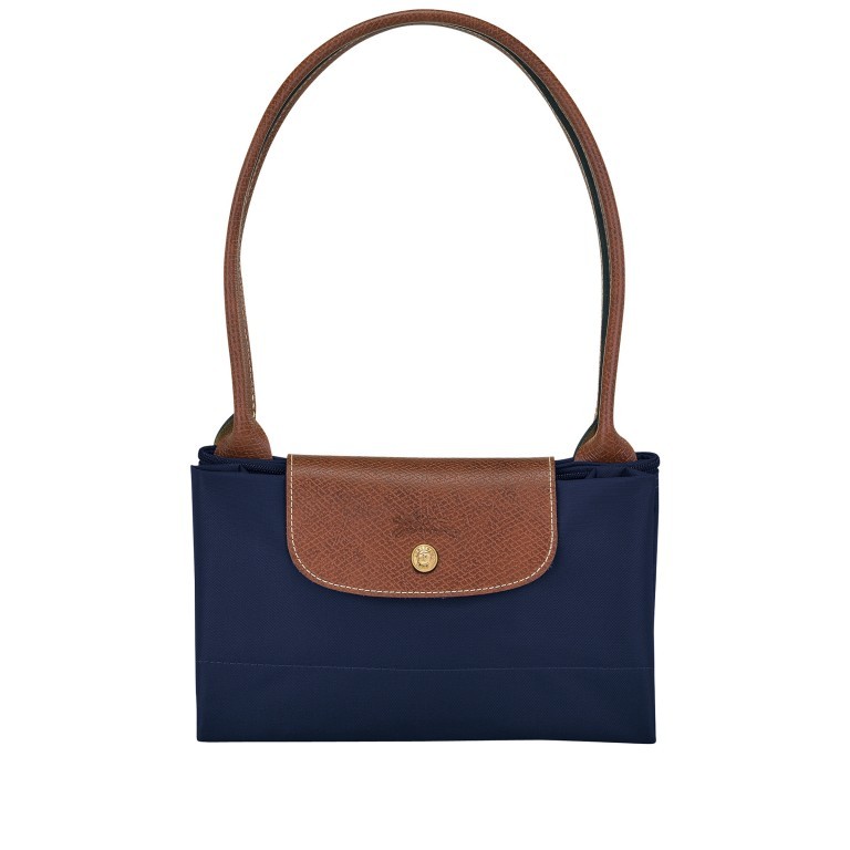 Shopper Le Pliage Shopper L 089-1899 Dunkelblau, Farbe: blau/petrol, Marke: Longchamp, EAN: 3597922209484, Abmessungen in cm: 31x30x19, Bild 5 von 5