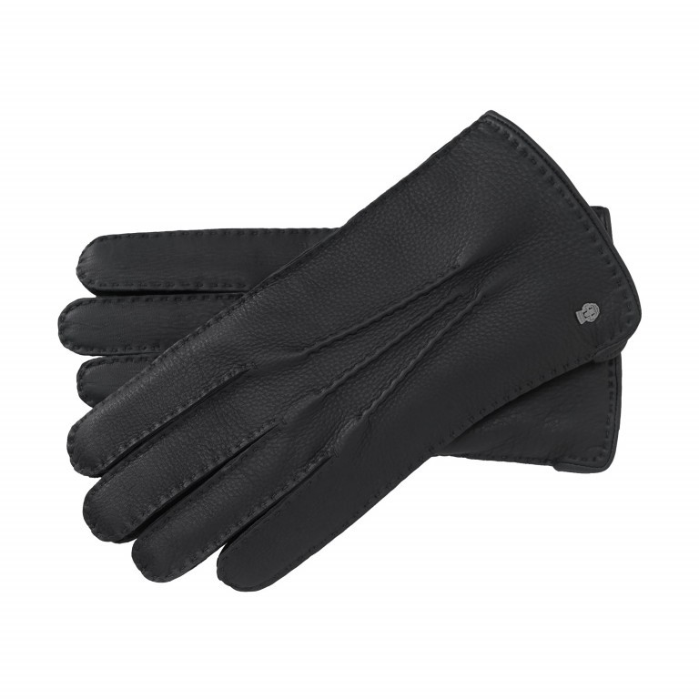Handschuhe Herren Hirschleder Klassik Größe 9,5 Black, Farbe: schwarz, Marke: Roeckl, EAN: 4003661209276, Bild 1 von 1