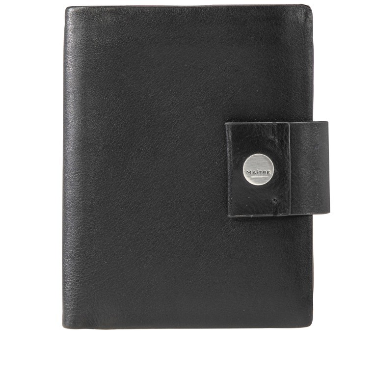 Geldbörse Henau Dawina mit RFID-Schutz Schwarz, Farbe: schwarz, Marke: Maitre, EAN: 4053533531981, Abmessungen in cm: 9.5x12.5x1.5, Bild 1 von 6