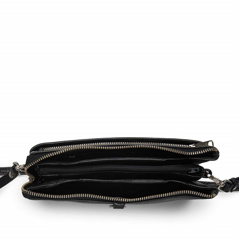 Umhängetasche / Clutch Cormorano Silja Black, Farbe: schwarz, Marke: Adax, EAN: 5705483160986, Abmessungen in cm: 23x14x3, Bild 2 von 7