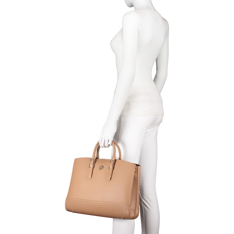 Aktentasche Honey Workbag Oakmont, Farbe: beige, Marke: Tommy Hilfiger, EAN: 8720111785772, Abmessungen in cm: 37x27x10, Bild 4 von 9