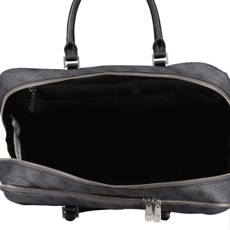 Aktentasche Vezzola mit Laptopfach 15 Zoll Dark Black, Farbe: schwarz, Marke: Guess, EAN: 7621701507198, Abmessungen in cm: 39x28x10, Bild 7 von 7