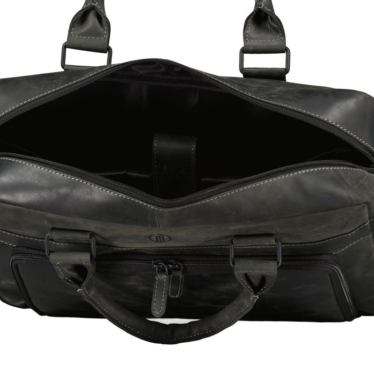 Aktentasche Huntsville Hauke mit Laptopfach 15 Zoll, Marke: Hausfelder Manufaktur, Abmessungen in cm: 40x31x13, Bild 7 von 7