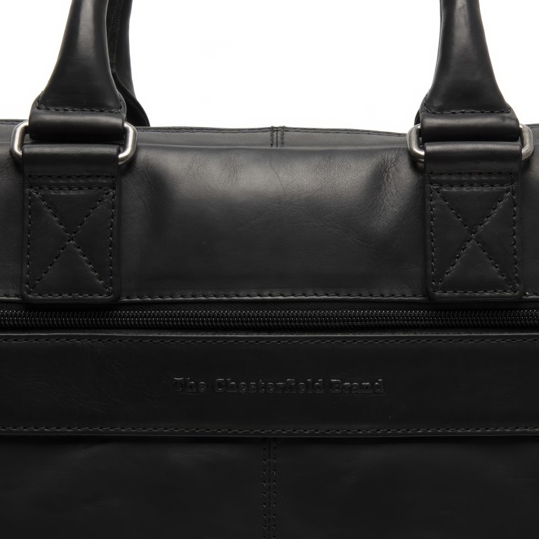 Aktentasche Fabian mit Laptopfach 15 Zoll, Marke: The Chesterfield Brand, Abmessungen in cm: 40x30x10, Bild 9 von 9