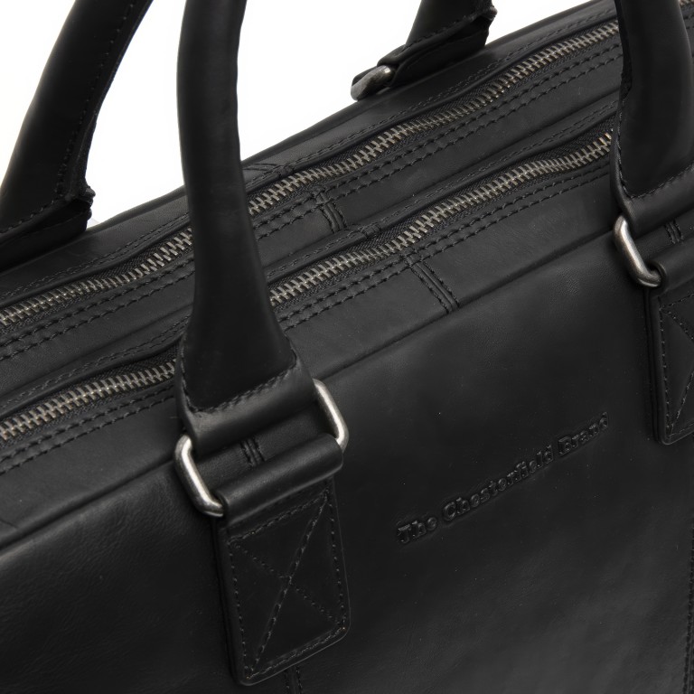Aktentasche Fabian mit Laptopfach 15 Zoll, Marke: The Chesterfield Brand, Abmessungen in cm: 40x30x10, Bild 8 von 9