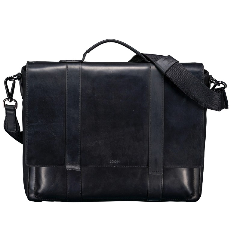 Aktentasche Cerratano Kreon MHF, Farbe: schwarz, cognac, Marke: Joop!, Abmessungen in cm: 40x33x13, Bild 1 von 7