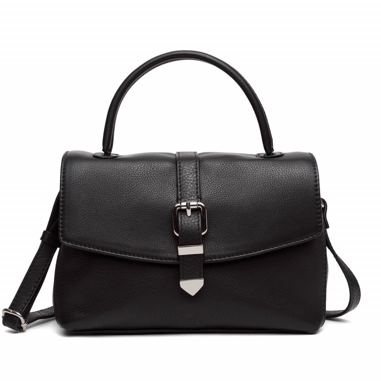 Handtasche Sorano Antonella Black, Farbe: schwarz, Marke: Adax, EAN: 5705483191478, Abmessungen in cm: 25x18x10, Bild 1 von 3