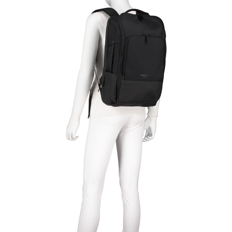 Rucksack RS41 USB-Port Black, Farbe: schwarz, Marke: Franky, EAN: 4251672722226, Abmessungen in cm: 27x45x12, Bild 5 von 11