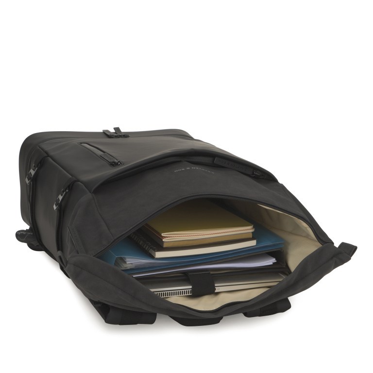 Rucksack Helsinki Modell 2025, Farbe: schwarz, grau, blau/petrol, taupe/khaki, beige, Marke: Kapten & Son, Abmessungen in cm: 27x44.5x14, Bild 6 von 6