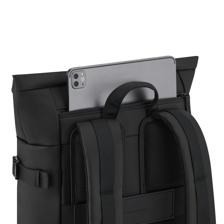 Rucksack Helsinki Modell 2025, Farbe: schwarz, grau, blau/petrol, taupe/khaki, beige, Marke: Kapten & Son, Abmessungen in cm: 27x44.5x14, Bild 7 von 9