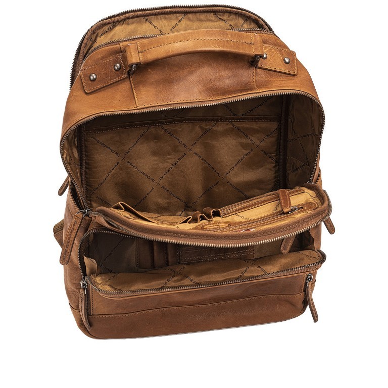 Rucksack Austin mit Laptopfach 14 Zoll, Marke: The Chesterfield Brand, Abmessungen in cm: 32x39x14, Bild 5 von 6