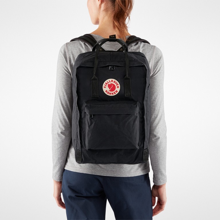 Rucksack Kånken Art Free Horizon mit Laptopfach 15 Zoll Coast Line Sky, Farbe: blau/petrol, Marke: Fjällräven, EAN: 7323450749101, Abmessungen in cm: 28x40x16, Bild 3 von 14