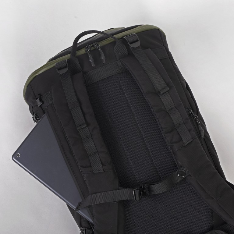 Rucksack Dynamic Large mit Laptopfach 15 Zoll Slate Green, Farbe: grün/oliv, Marke: Doughnut, EAN: 4895222502960, Abmessungen in cm: 29x50x14, Bild 7 von 8