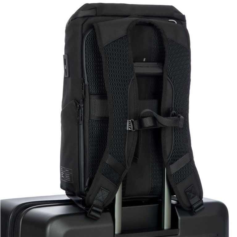 Rucksack Urban Eco Backpack M1 mit Laptopfach 15 Zoll Stone Grey, Farbe: grau, Marke: Porsche Design, EAN: 4056487038728, Abmessungen in cm: 26x42x17, Bild 5 von 16