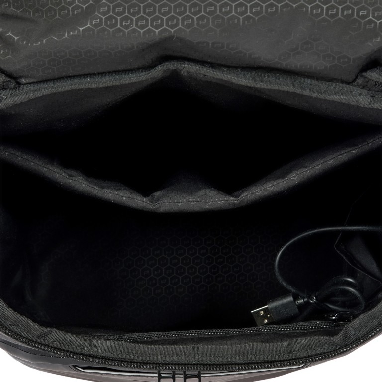 Rucksack Urban Eco Backpack M1 mit Laptopfach 15 Zoll Stone Grey, Farbe: grau, Marke: Porsche Design, EAN: 4056487038728, Abmessungen in cm: 26x42x17, Bild 6 von 16