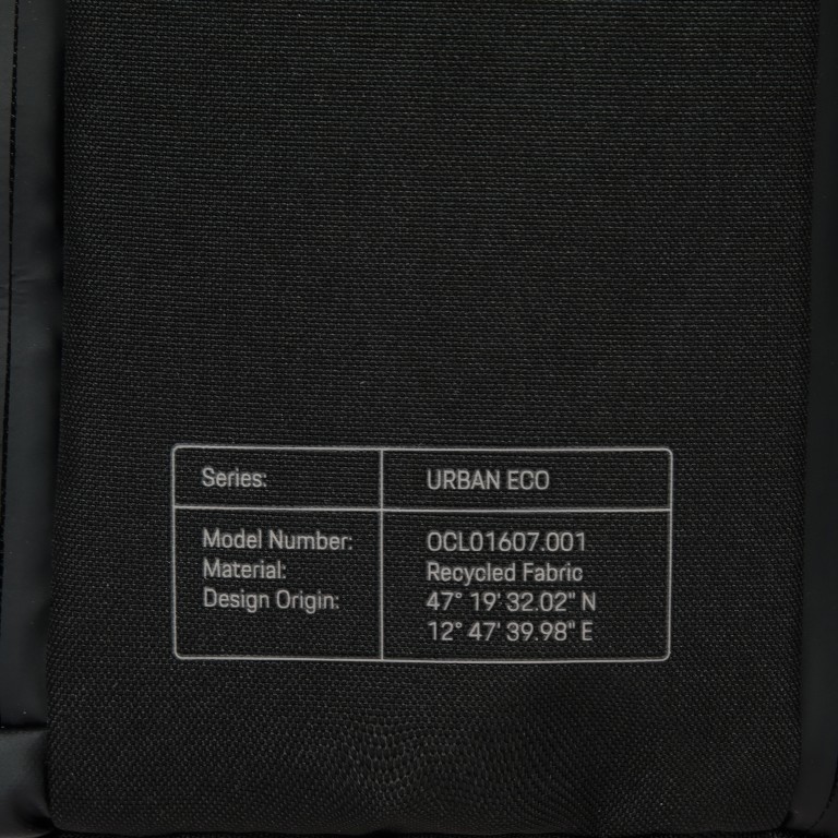 Rucksack Urban Eco Backpack M1 mit Laptopfach 15 Zoll Stone Grey, Farbe: grau, Marke: Porsche Design, EAN: 4056487038728, Abmessungen in cm: 26x42x17, Bild 15 von 16