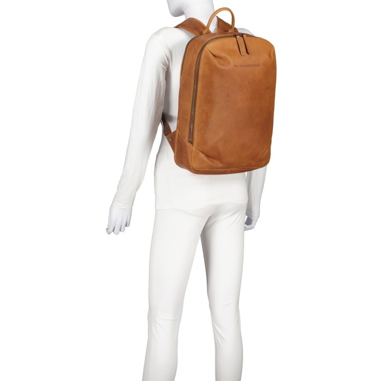 Rucksack Bangkok mit Laptopfach 15 Zoll Cognac, Farbe: cognac, Marke: The Chesterfield Brand, EAN: 8719241091846, Abmessungen in cm: 30x43x12, Bild 3 von 6