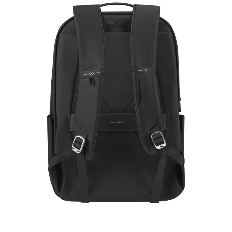 Rucksack Workationist mit Laptopfach 15.6 Zoll Black, Farbe: schwarz, Marke: Samsonite, EAN: 5400520154194, Abmessungen in cm: 28x43x16.5, Bild 6 von 20