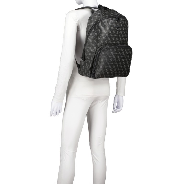 Rucksack Vezzola Smart Backpack 4g-logo mit Laptopfach 14 Zoll, Marke: Guess, Abmessungen in cm: 30x43x15, Bild 5 von 6