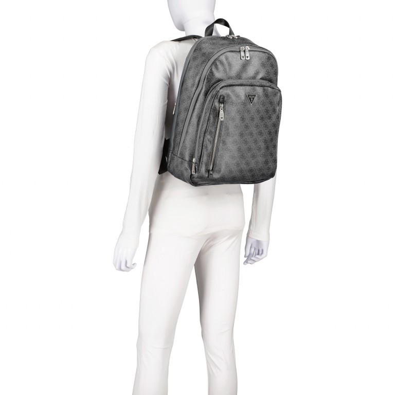 Rucksack Vezzola mit Laptopfach 14 Zoll Brown Ochre, Farbe: braun, Marke: Guess, EAN: 7622078030449, Abmessungen in cm: 31x43.5x20, Bild 4 von 7