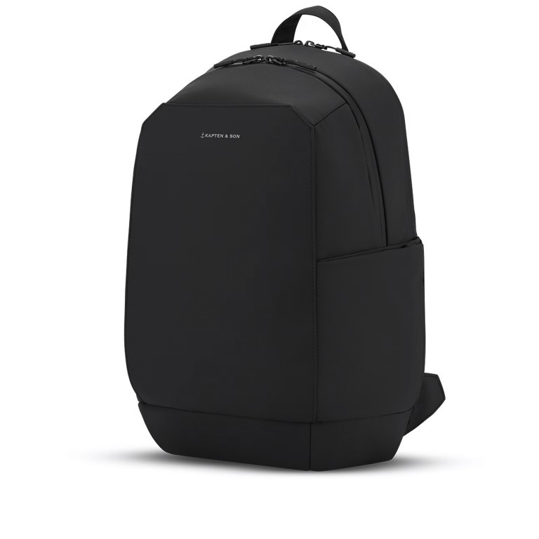 Rucksack Oslo, Farbe: schwarz, grau, Marke: Kapten & Son, Abmessungen in cm: 29x45x13, Bild 2 von 11