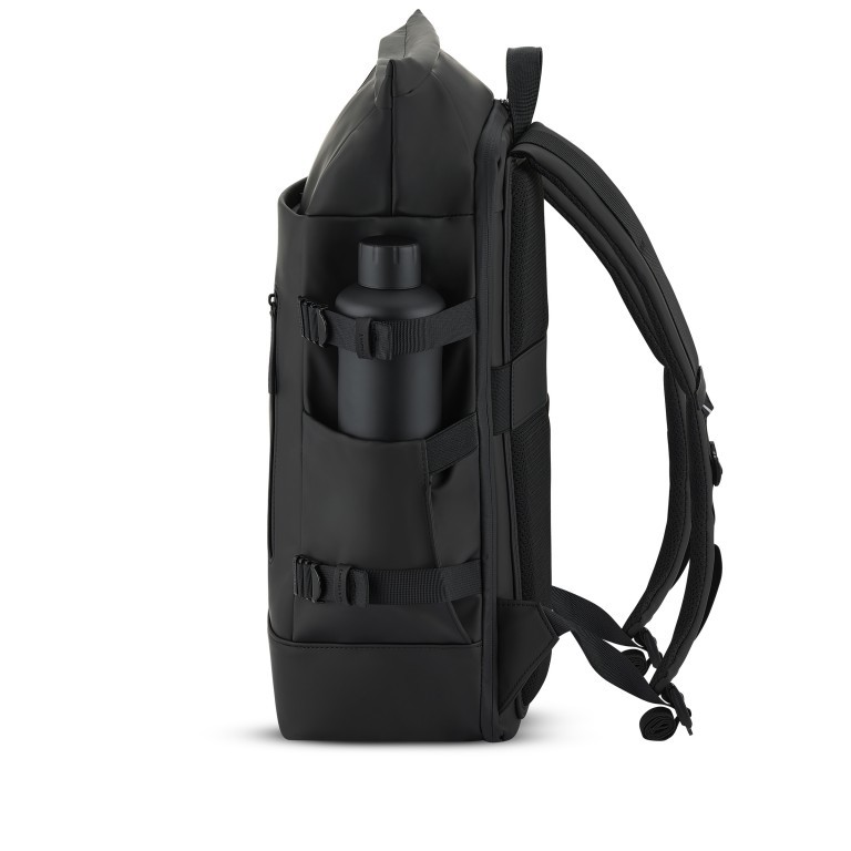 Rucksack Helsinki Pro, Farbe: schwarz, grau, blau/petrol, Marke: Kapten & Son, Abmessungen in cm: 30x52x15.5, Bild 3 von 10