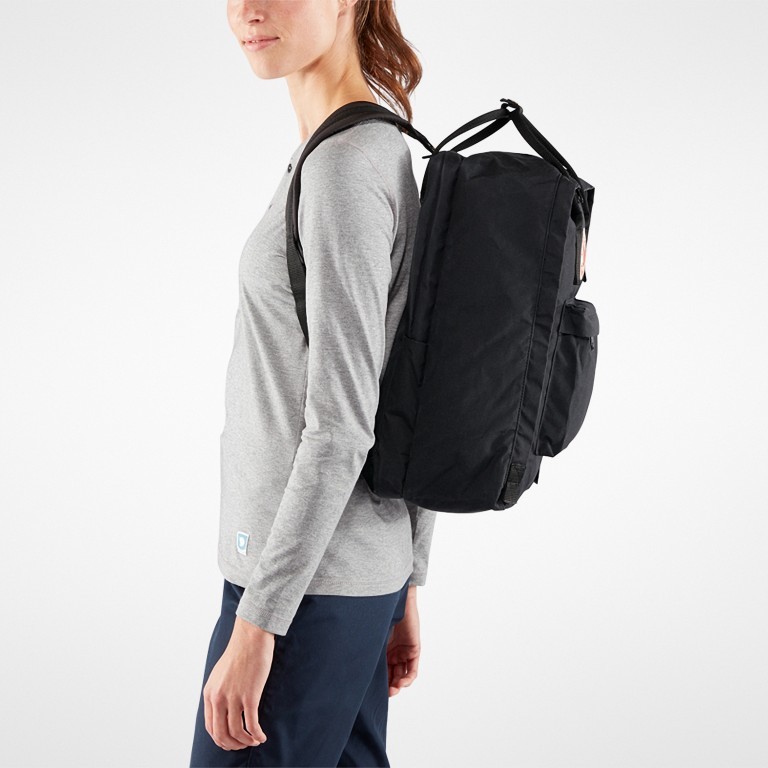 Rucksack Kånken Laptop 17 Zoll Super Grey, Farbe: grau, Marke: Fjällräven, EAN: 7323450406226, Abmessungen in cm: 30x42x18, Bild 5 von 15