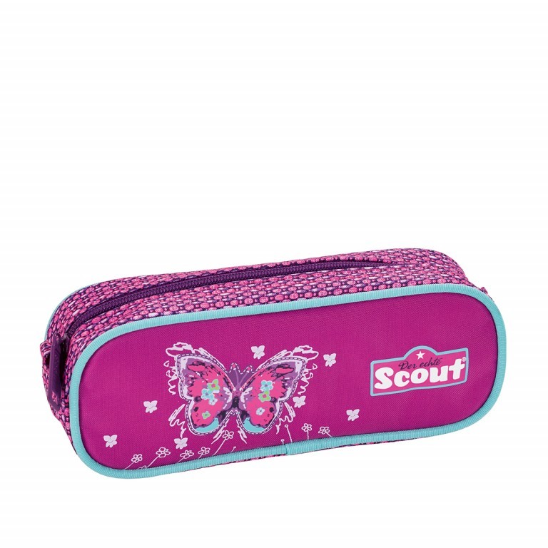 Schulranzen Sunny Set 4-teilig Pink, Farbe: rosa/pink, Marke: Scout, Abmessungen in cm: 30x39x20, Bild 8 von 9