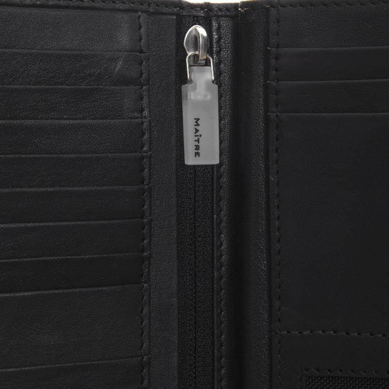 Brieftasche Hundsbach Aigwan mit RFID-Schutz Schwarz, Farbe: schwarz, Marke: Maitre, EAN: 4053533584390, Abmessungen in cm: 12x17x1.5, Bild 6 von 6