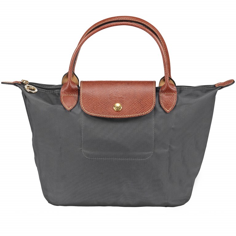 Handtasche Le Pliage Handtasche S Anthra, Farbe: anthrazit, Marke: Longchamp, EAN: 3597921025467, Abmessungen in cm: 23x22x14, Bild 1 von 4