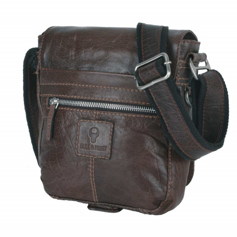 Kuriertasche Speed Star Waxed Cognac, Farbe: cognac, Marke: Bull & Hunt, Abmessungen in cm: 18x23x6, Bild 3 von 4