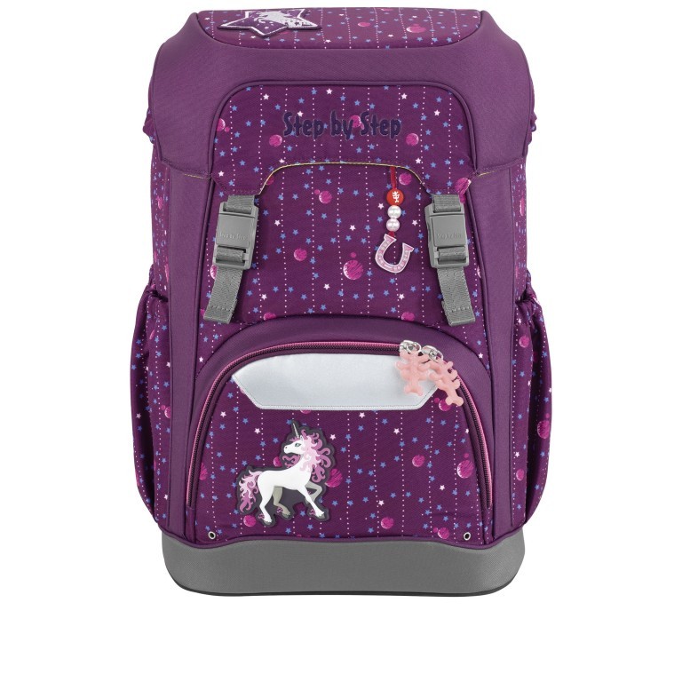 Schulranzen Giant Set 5-teilig Dreamy Unicorn Nuala, Farbe: flieder/lila, Marke: Step by Step, EAN: 4047443443472, Abmessungen in cm: 28x44x21, Bild 2 von 13