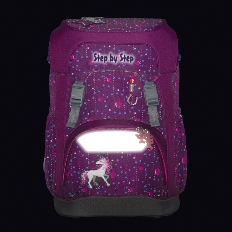 Schulranzen Giant Set 5-teilig Dreamy Unicorn Nuala, Farbe: flieder/lila, Marke: Step by Step, EAN: 4047443443472, Abmessungen in cm: 28x44x21, Bild 13 von 13