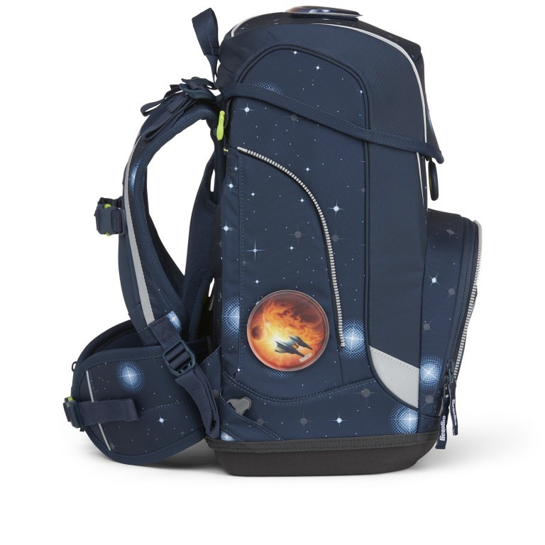 Schulranzen Cubo Galaxy Glow Edition Set 5-teilig Modell 2022 KoBärnikus, Farbe: blau/petrol, Marke: Ergobag, EAN: 4057081119639, Abmessungen in cm: 25x40x20, Bild 4 von 13